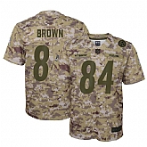 Youth Nike Steelers 84 Antonio Brown Camo Salute To Service Limited Jersey Dyin,baseball caps,new era cap wholesale,wholesale hats